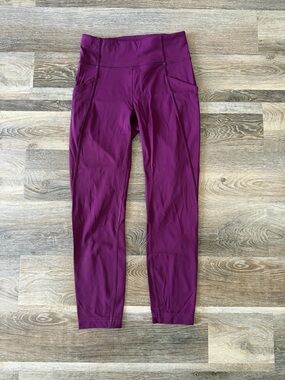 Lululemon Dark Pink Leggings